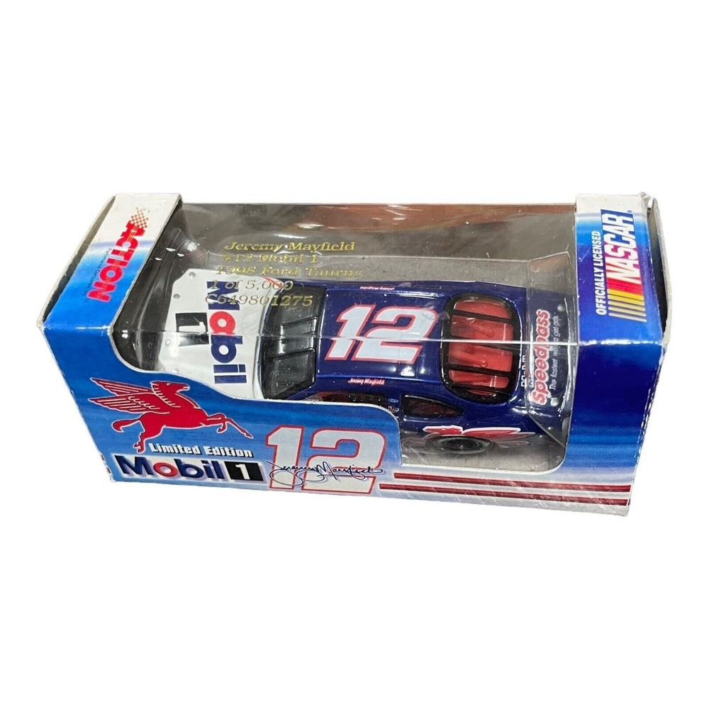 Jeremy Mayfield #12‎ Mobil 1 Action Nascar 1/64 Scale Diecast Car